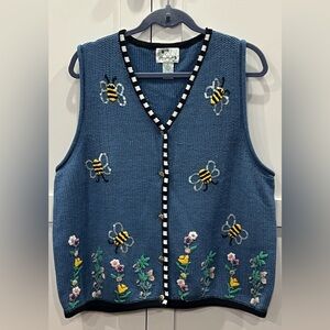 Quacker factory adorable 1X Bumble bee vest